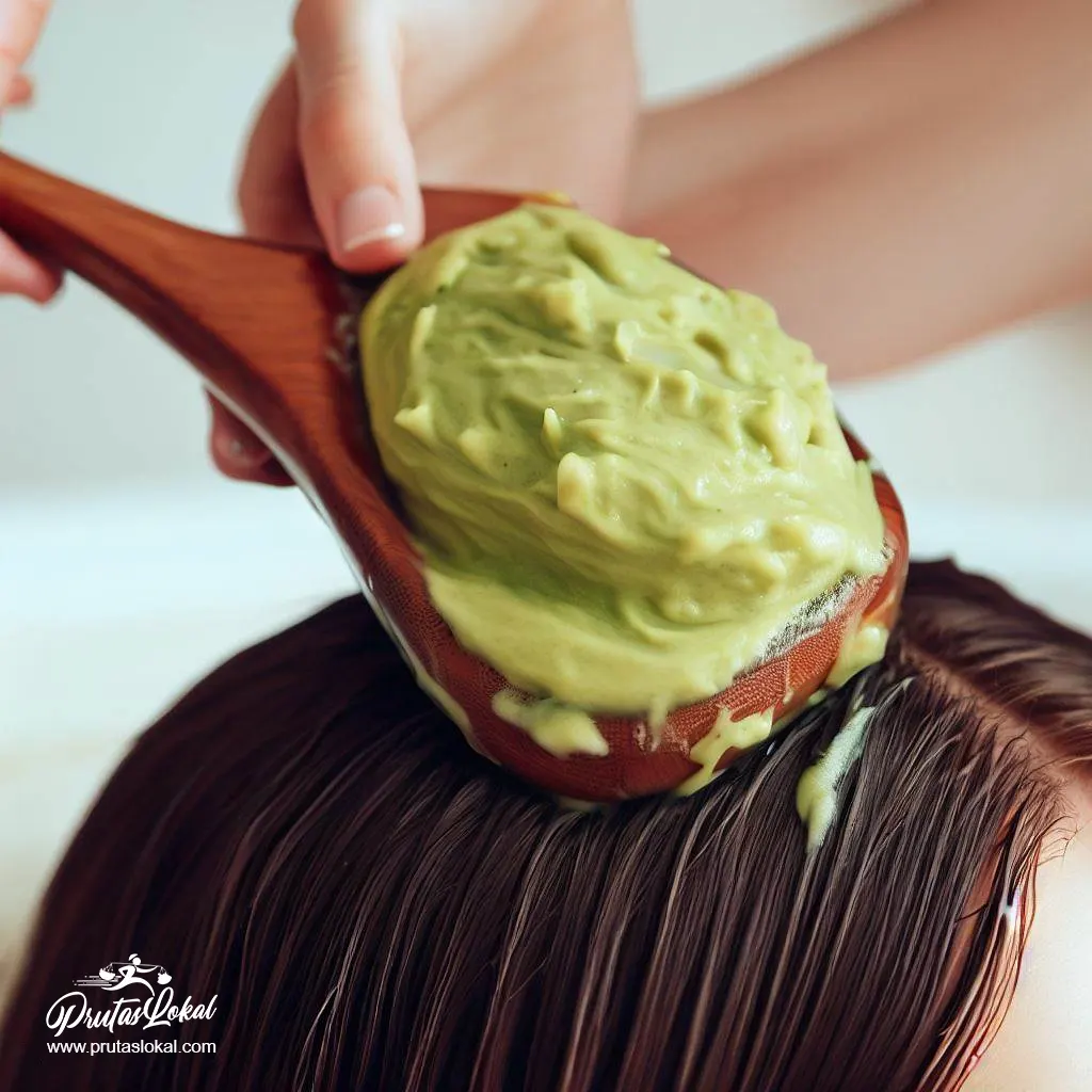 mashed avocado hair treatment